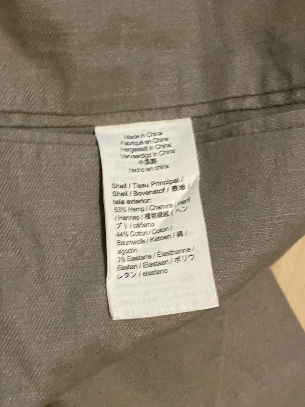 J Crew Men’s Slim Fit Suit Jacket Size Medium Gray Hemp Cotton Stretch